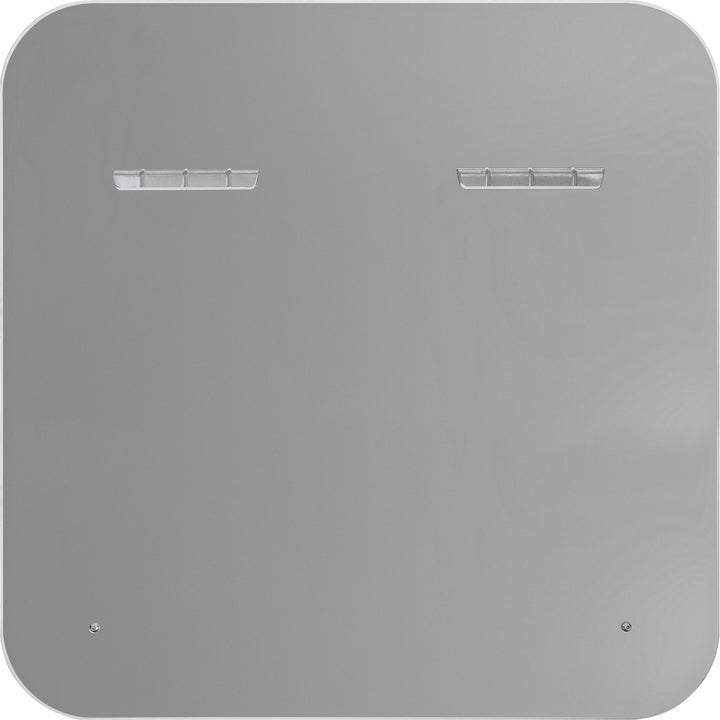 Image of U Brands Dry-erase Board, Glass, Magnetic, 35"x35", White