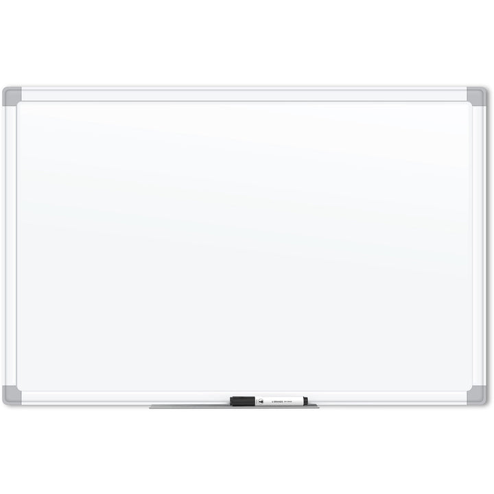 Image of U Brands Whiteboard,Magnetic,Porcelain Steel/AluminumFrame,48"x36",WE