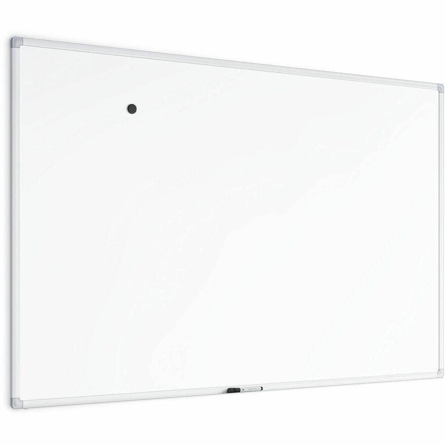 Image of U Brands Whiteboard,Magnetic,Porcelain Steel/AluminumFrame,72"x48",WE