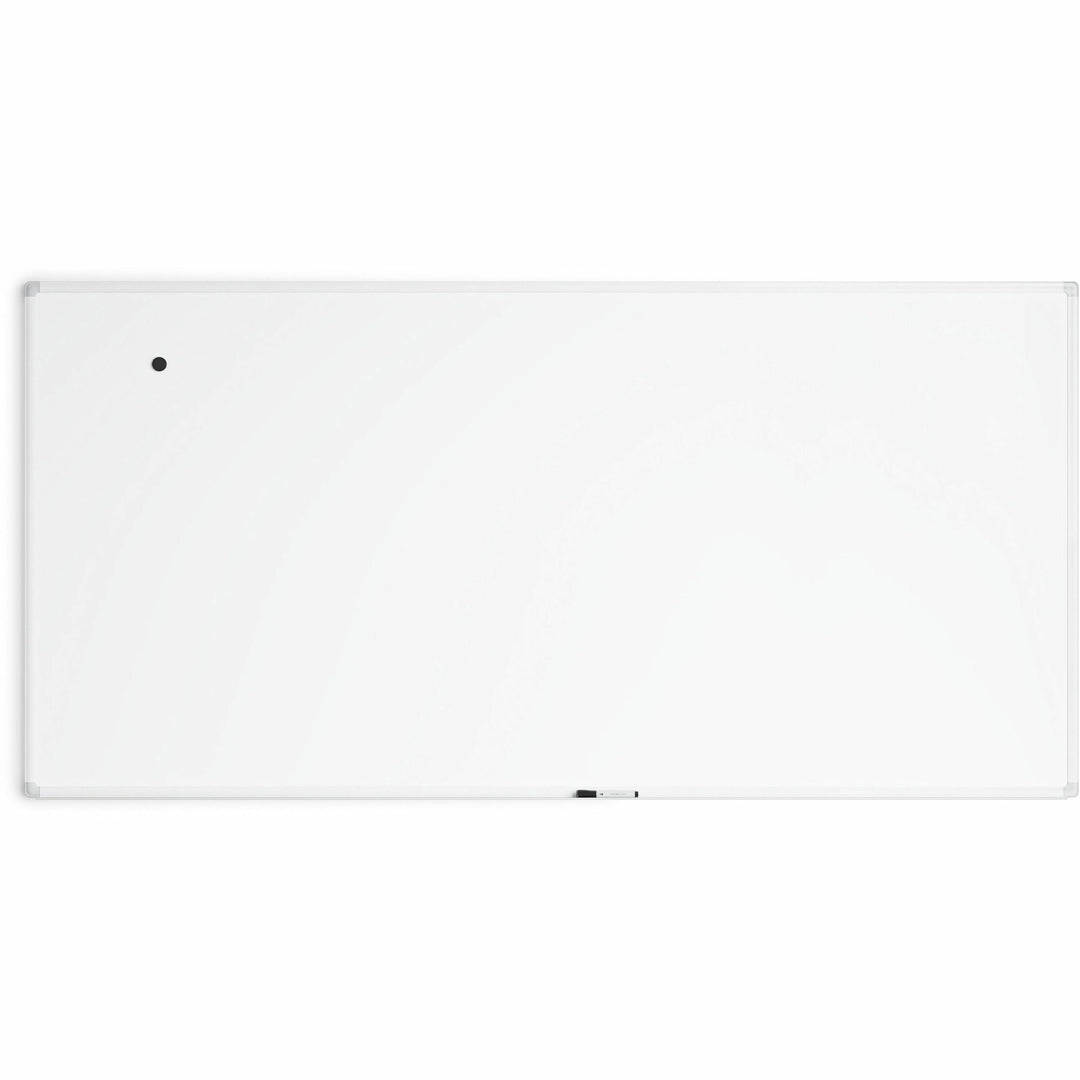 Image of U Brands Whiteboard,Magnetic,Porcelain Steel/AluminumFrame,96"x48",WE