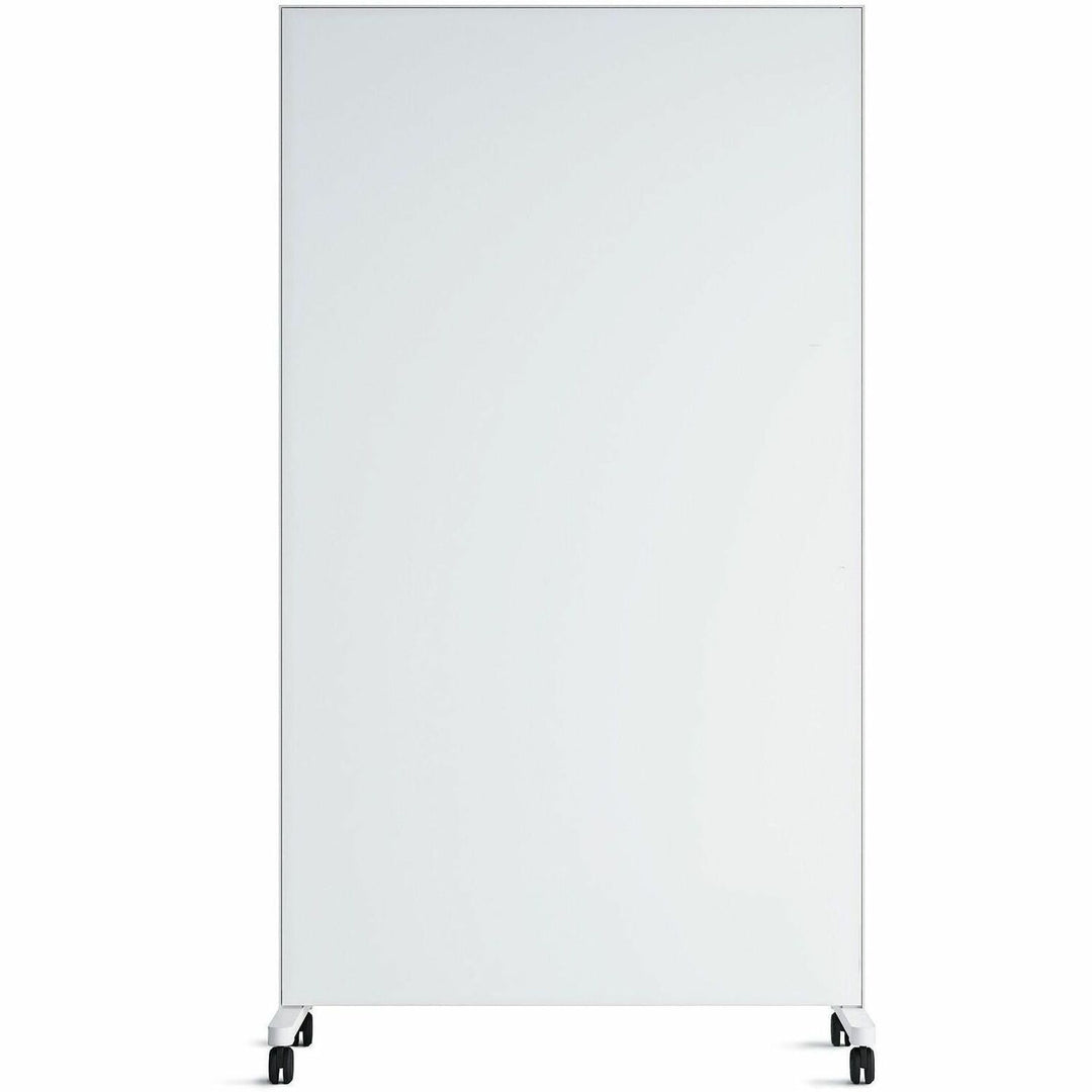 Image of U Brands Easel,Dry-Erase,Glass,Magnetic,42"x72",White
