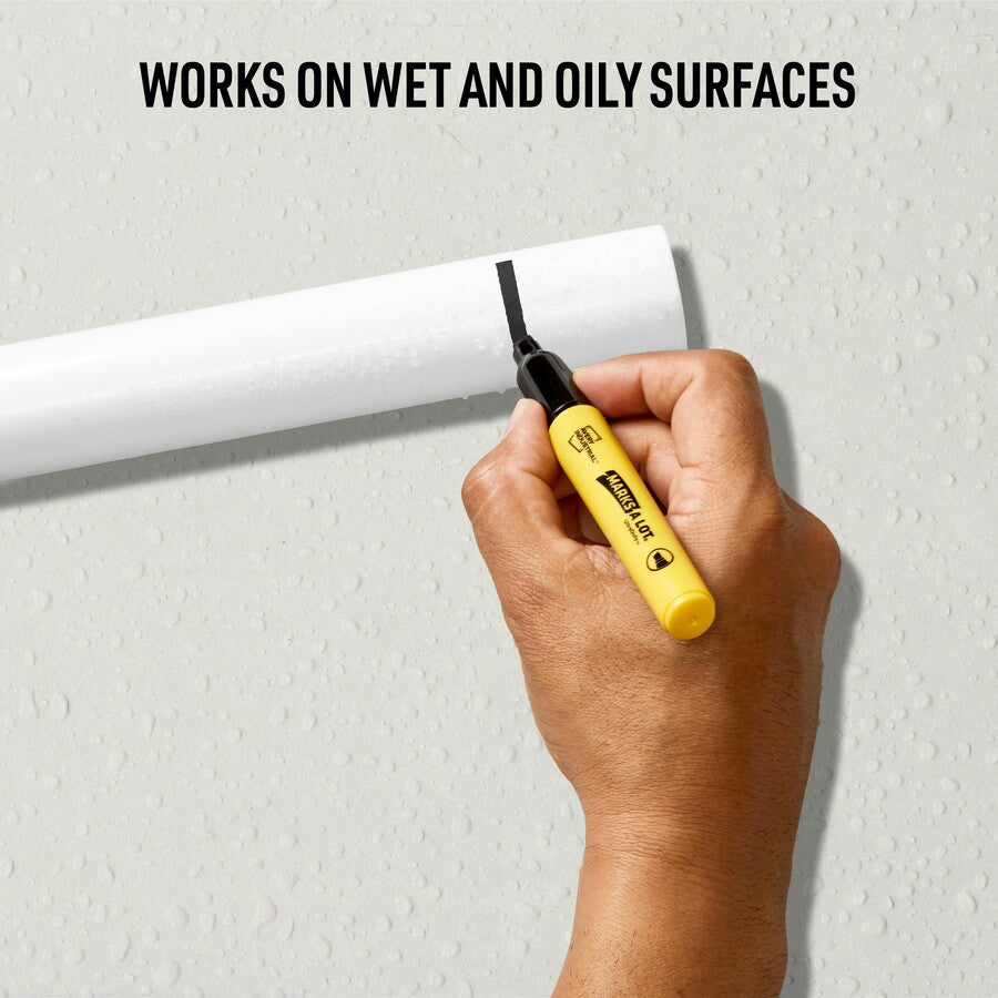 Image of Avery® MARKS A LOT UltraDuty Permanent Markers, Medium Chisel Tip, Black, 12/Box