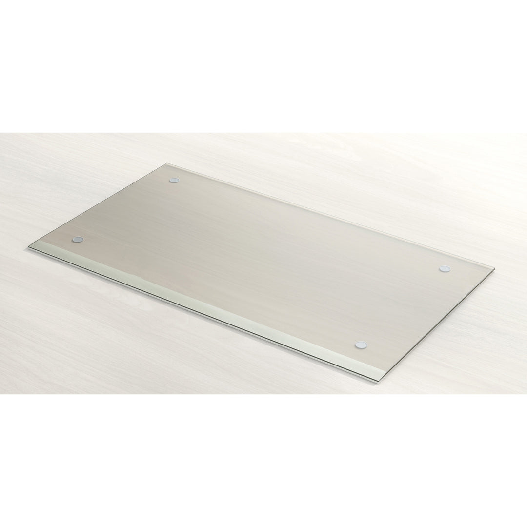 Image of Lorell Desk Pad, 1-1/4" Bevel Edge, 36"Wx20"H, Clear