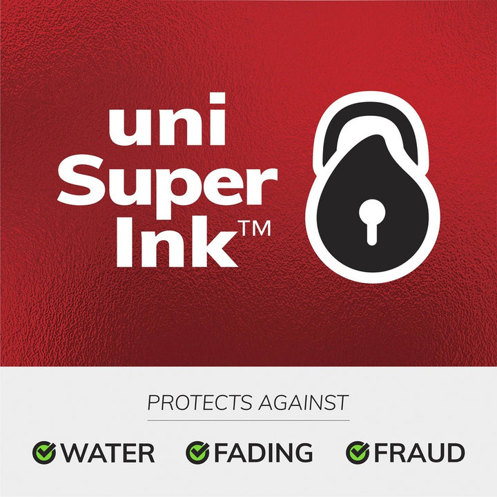 Image of uniball® ONYX Rollerball Pen, Stick, Fine 0.7 mm, Black Ink, Black Barrel, 72/Pack
