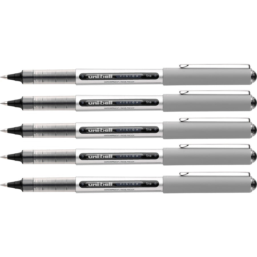 Image of uniball® Pen, Rollerball, Nonrefillable, 0.7mm, 5/PK, Black