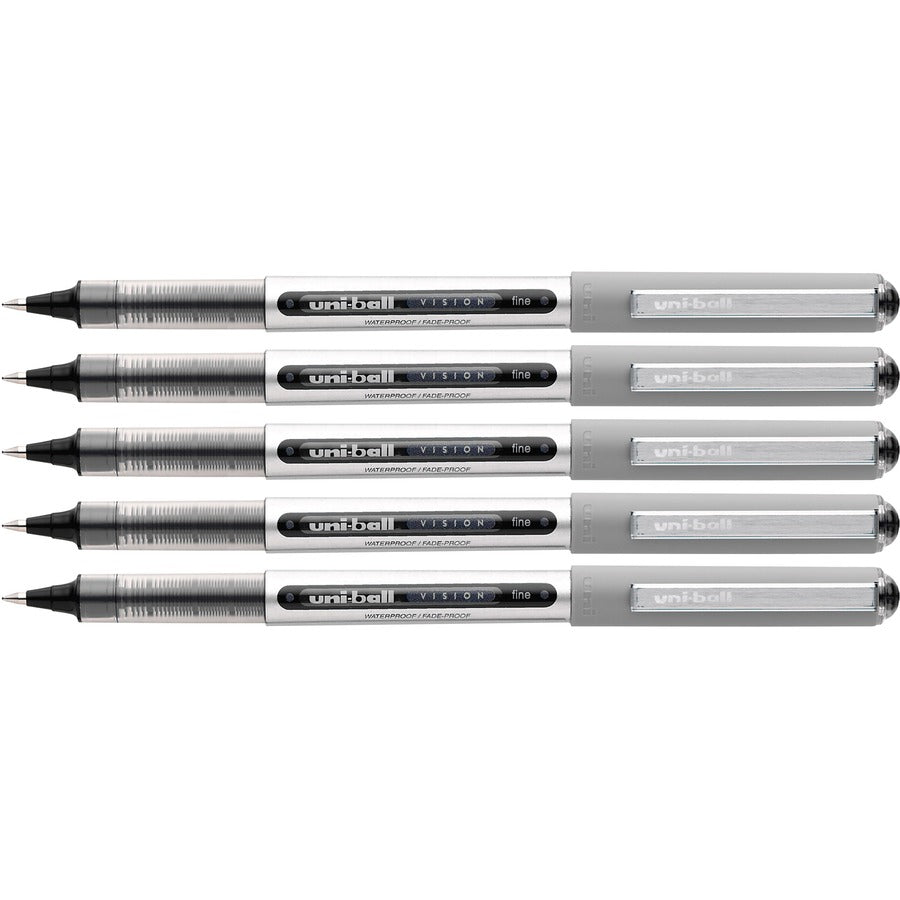 Image of uniball® Pen, Rollerball, Nonrefillable, 0.7mm, 5/PK, Black