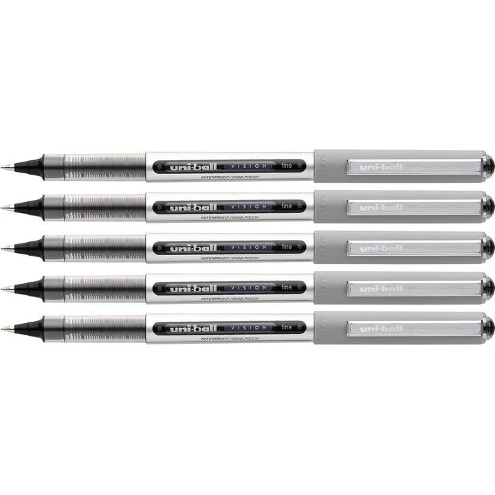 Image of uniball® Pen, Rollerball, Nonrefillable, 0.7mm, 5/PK, Black