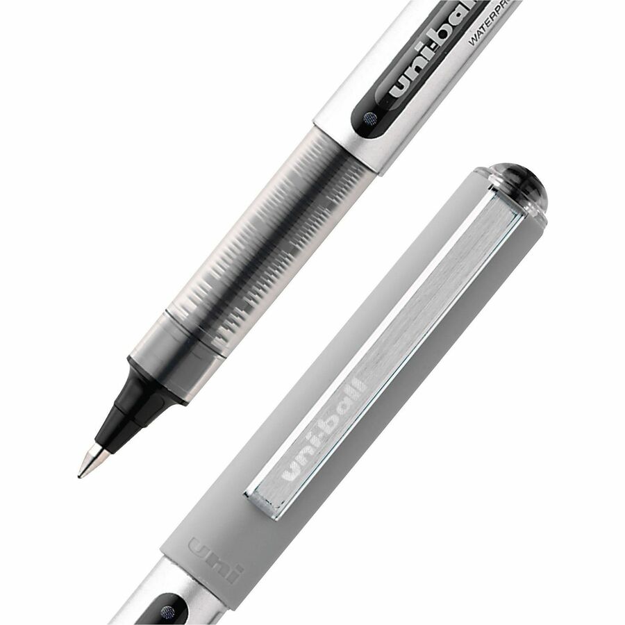 Image of uniball™ 60510PP Vision Rollerball Pen, 0.7 mm Fine Pen Point, Black, Blue, Red Ink, 5 / Pack