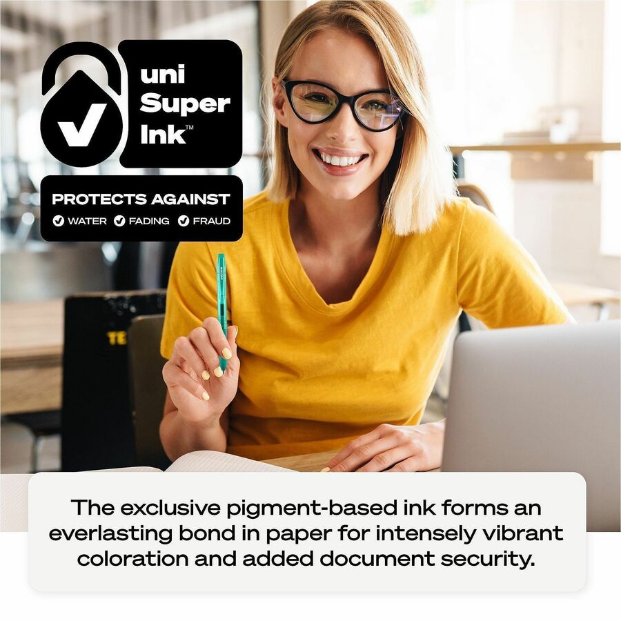 Image of uniball® Pen, Gel, Spectrum, 0.7mm, Black