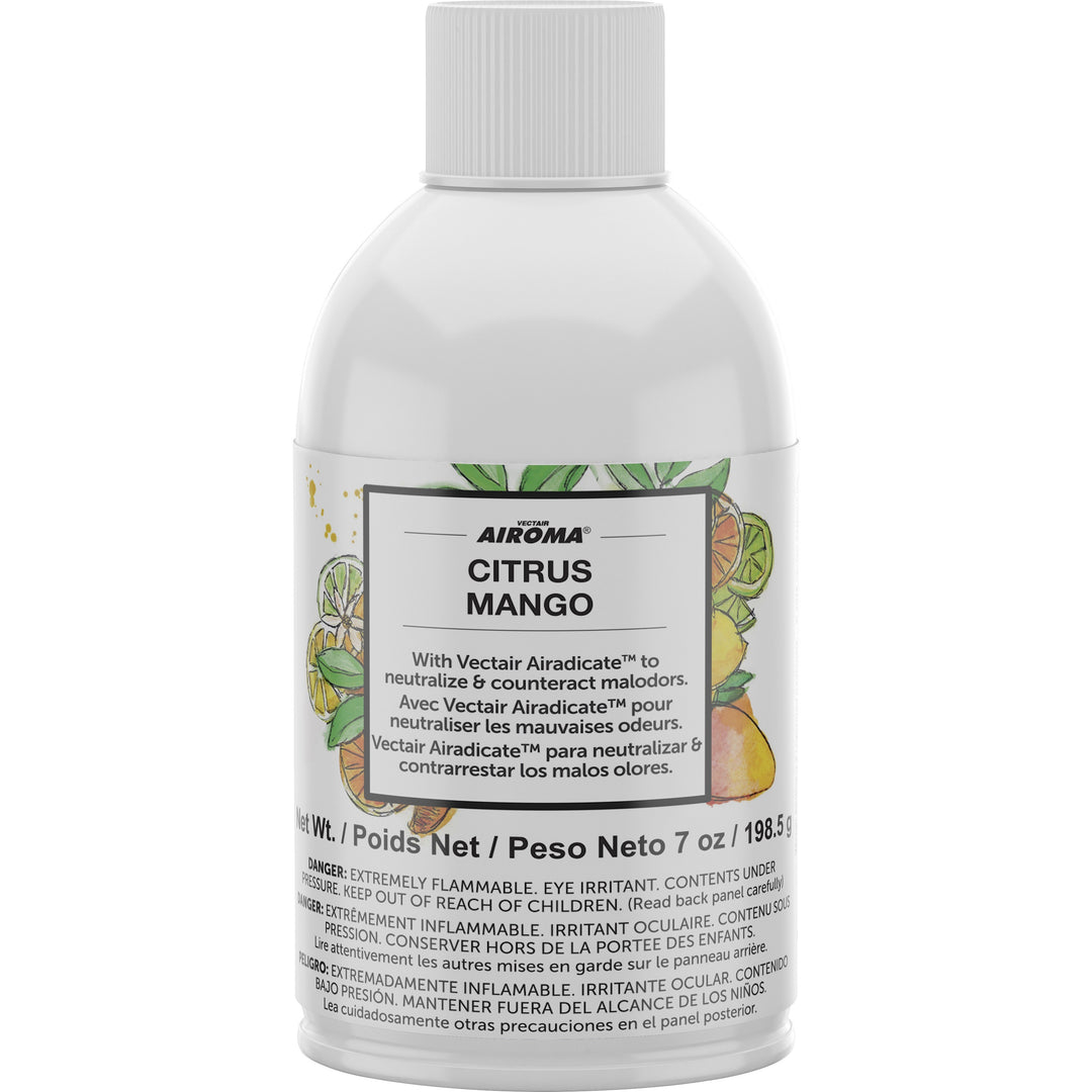 Image of Vectair Systems, Inc. Refill, Airoma, Citrus Mango, 2-3/5"x2-3/5"x5-3/5", 12/CT,MI