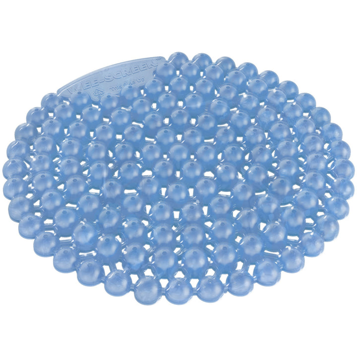 Image of Vectair Systems WSCRNLIN Wee-Screen Urinal Screen, Lasts upto 30 Days, Splash Resistant, Flexible, Recyclable, 10 / Box, Blue