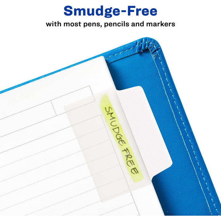 Image of Avery® Tabs,Ultra,2-Side Writable,Multi-Use,2"x1-1/2",24/PK,White