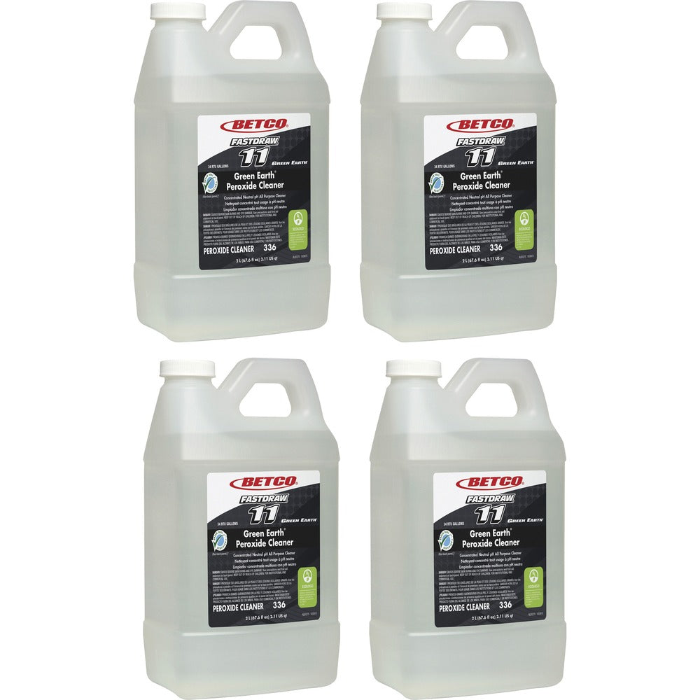 Image of Betco Corporation Cleaner, All-purpose, 1/2 Gallon (2 Liter), 4/CT, Clear
