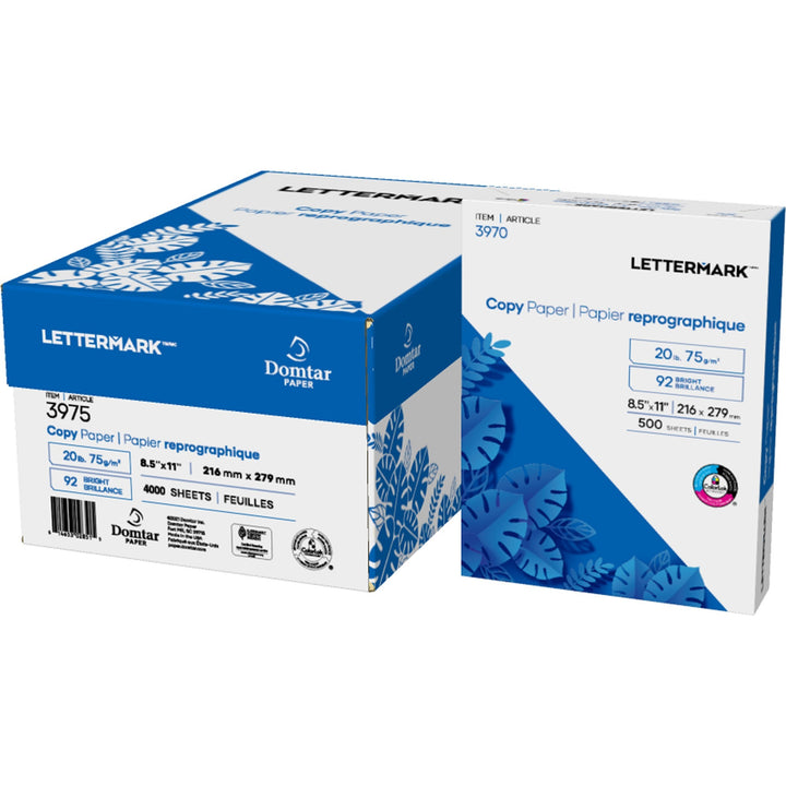 Image of Domtar Paper, Lettermark, Premium, 8-1/2"Wx11"H, 8 RM/CT, White