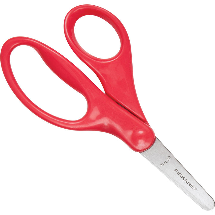 Image of Fiskars® Scissors,f/Children,Safety Edge Blades,Blunt,5",Red