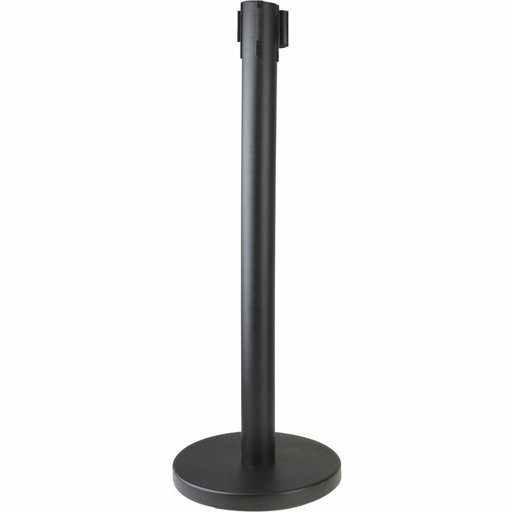 Image of Genuine Joe 00467 Crowd-Control Bases, Rubber Feet, Floor Standing, Black, Steel, Concrete, 2 / Carton