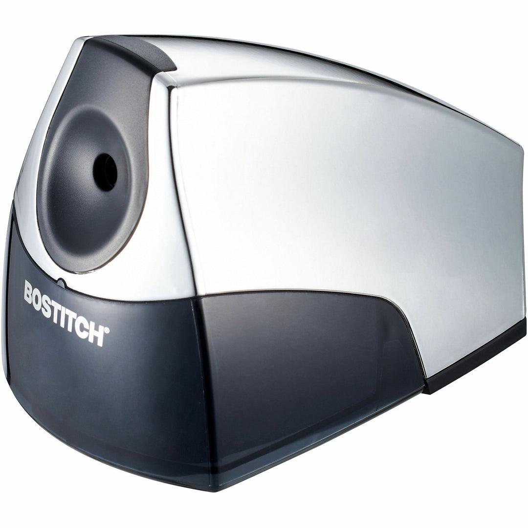 Image of Bostitch® Pencil Sharpener, Electric, 4"x8-1/3"x4-1/4", Chrome