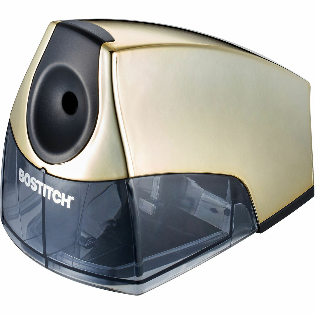 Image of Bostitch® Pencil Sharpener, Electric, 4"x8-1/3"x4-1/4", Gold