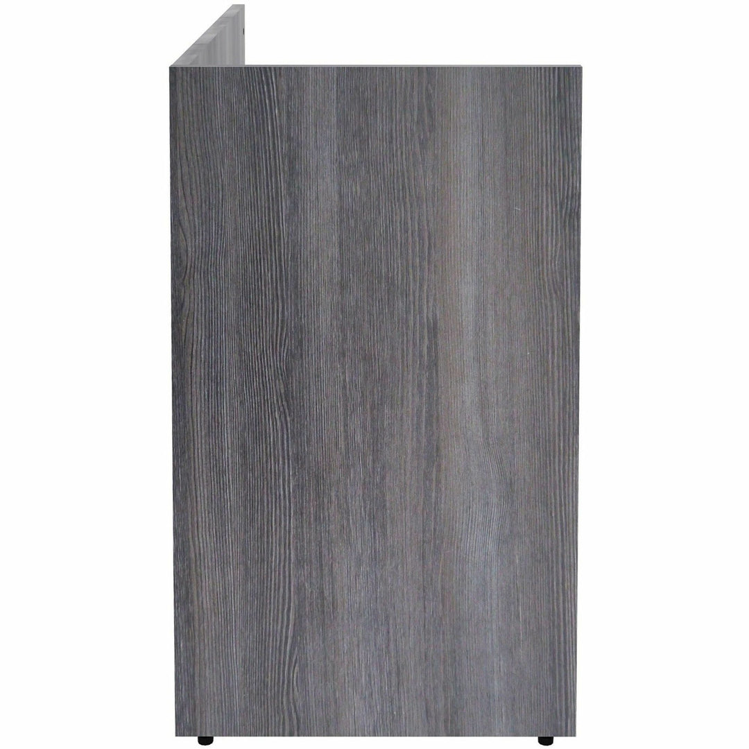 Image of Lorell Reception Return, 42"x24"x41-1/2", Weathered Charcoal