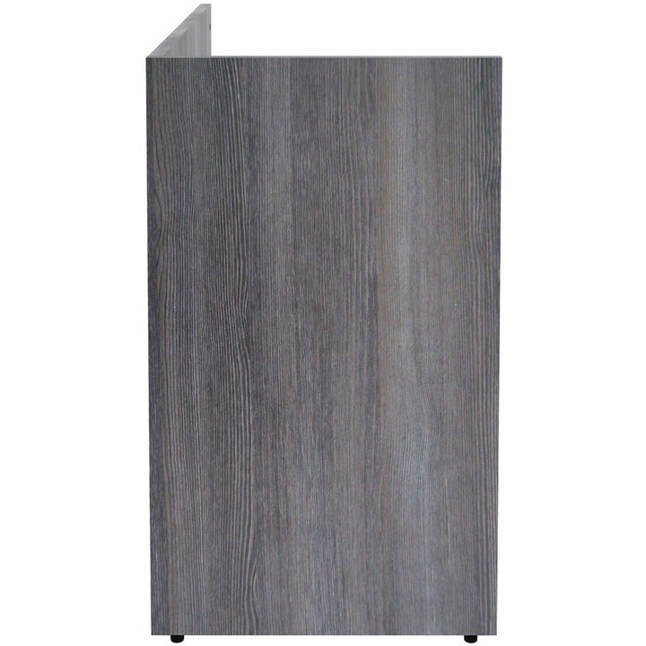 Image of Lorell Reception Return, 42"x24"x41-1/2", Weathered Charcoal