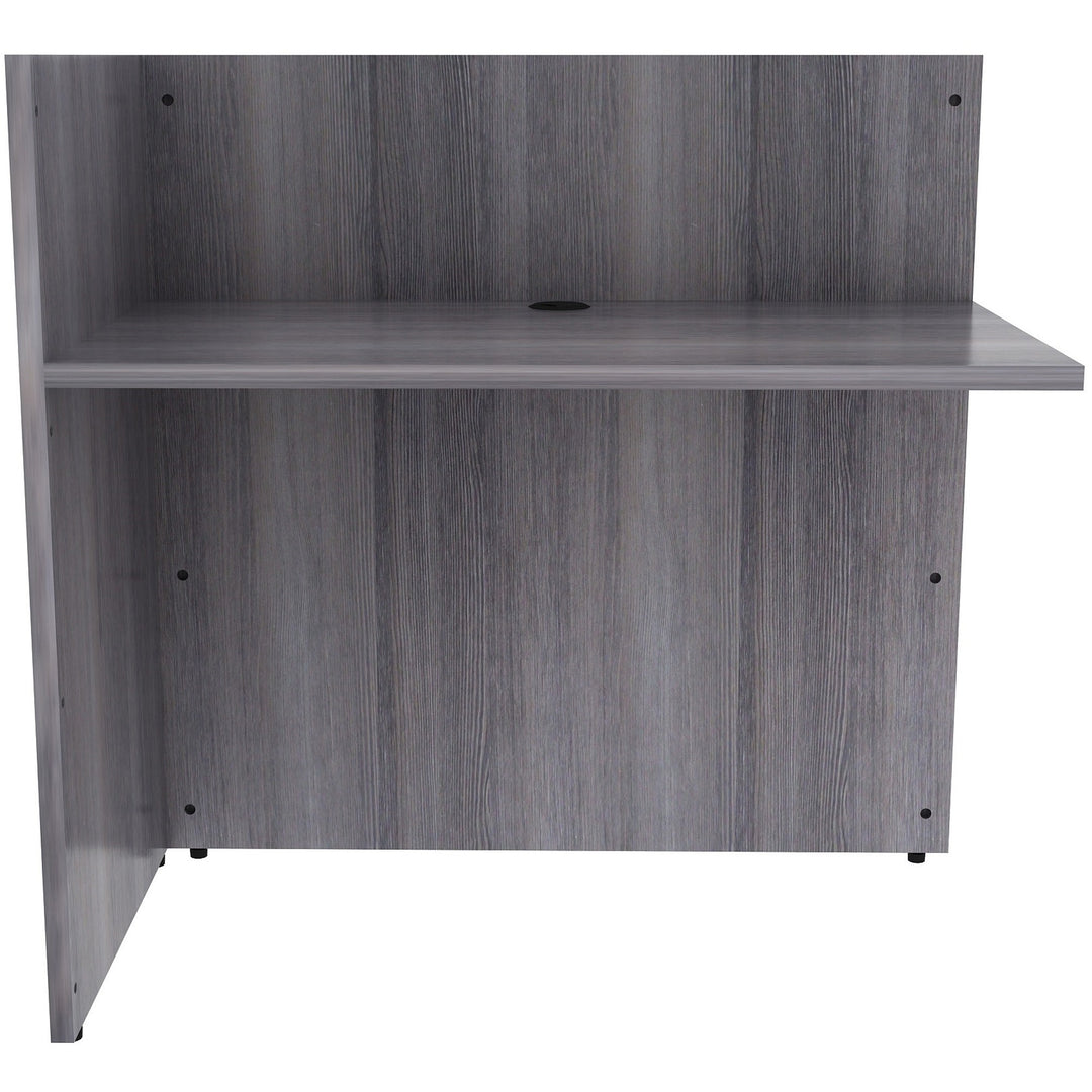 Image of Lorell Reception Return, 42"x24"x41-1/2", Weathered Charcoal