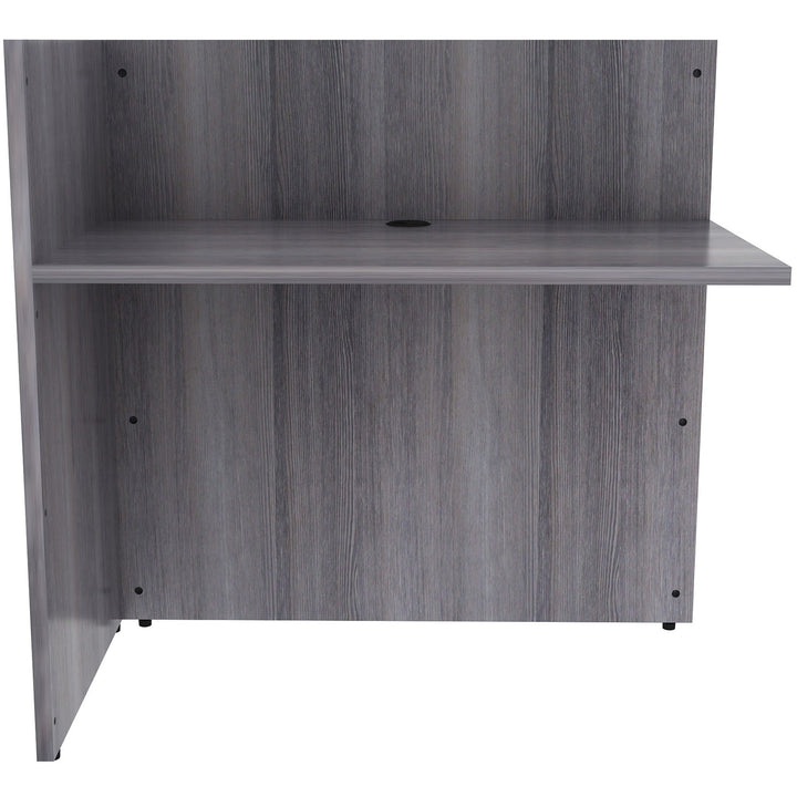 Image of Lorell Reception Return, 42"x24"x41-1/2", Weathered Charcoal