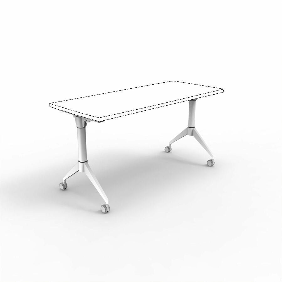 Image of Lorell Base, f/Training Tabletop, Width-Adj, 29-1/2"H, White