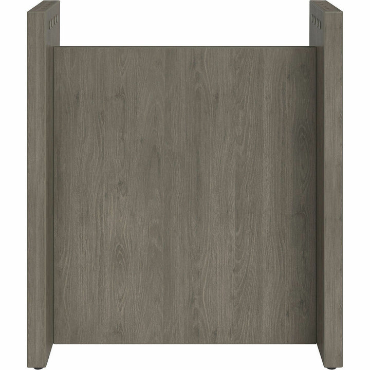 Image of Lorell Base, Slim, Laminate, 24"x8"x28", Gray Elm