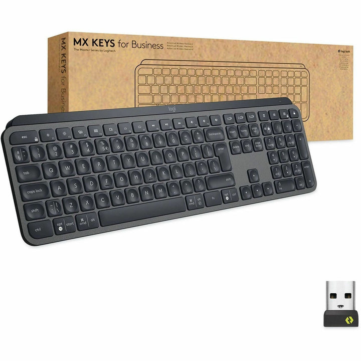 Image of Logitech® MX Keys for Business Wireless Keyboard, Graphite