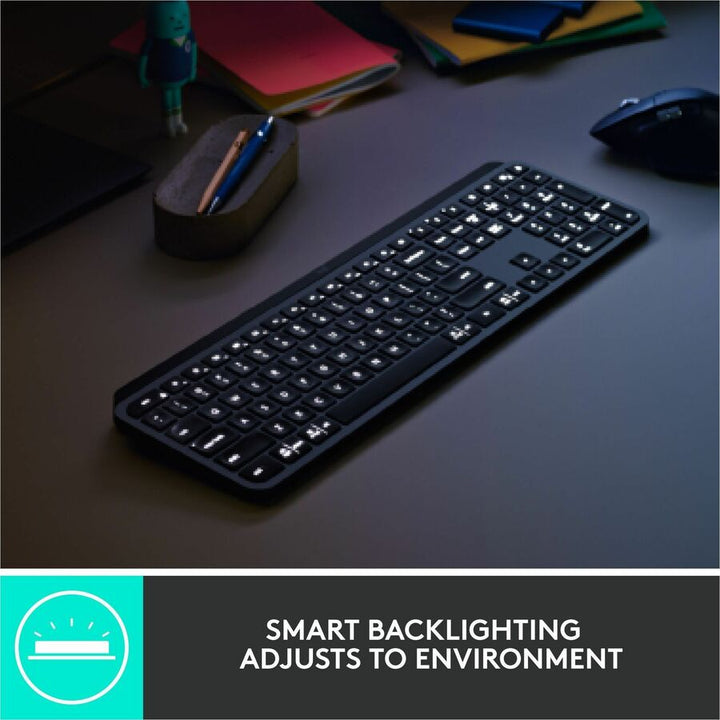 Image of Logitech® MX Keys for Business Wireless Keyboard, Graphite