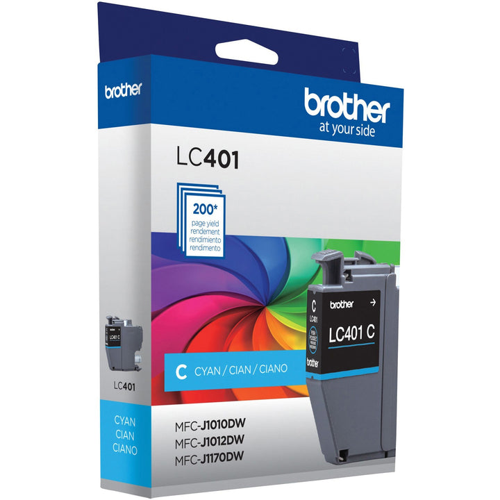 Image of Brother LC401CS Ink Cartridge, 200 Pages, 1 Each