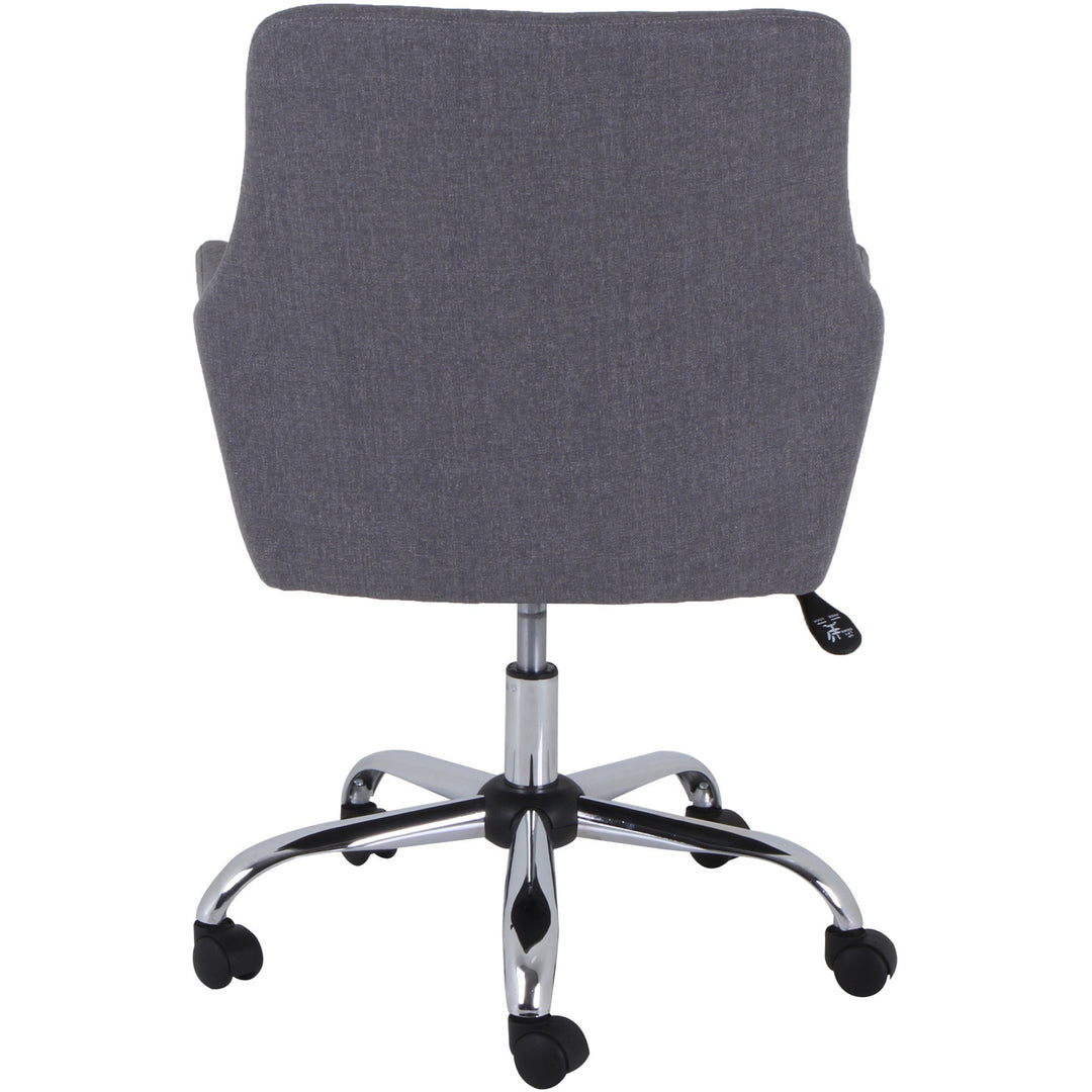 Image of Lorell Task Chair, Fabric, 25-5/8"x27-3/4"x32-7/8" to 36-3/4", Gray