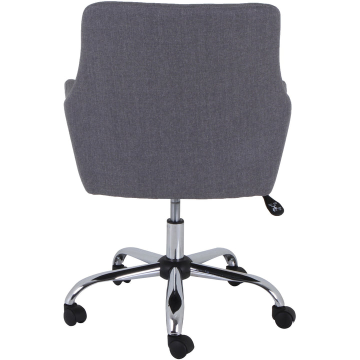 Image of Lorell Task Chair, Fabric, 25-5/8"x27-3/4"x32-7/8" to 36-3/4", Gray