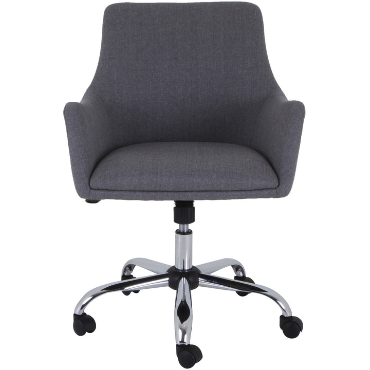 Image of Lorell Task Chair, Fabric, 25-5/8"x27-3/4"x32-7/8" to 36-3/4", Gray