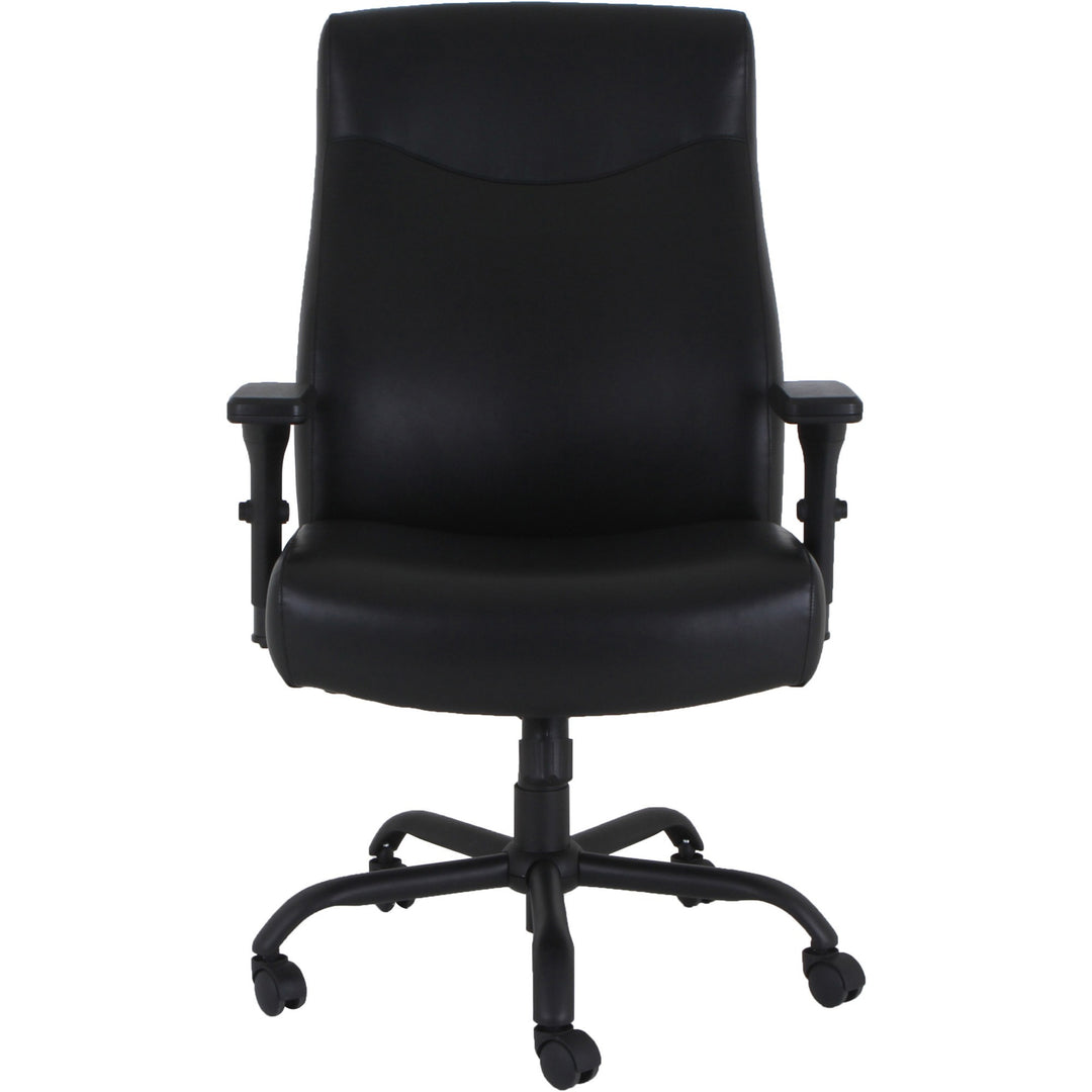 Image of Lorell High-Back Chair,Big&Tall,31-1/8"x20-1/4"x45-1/8"-48-7/8",BK