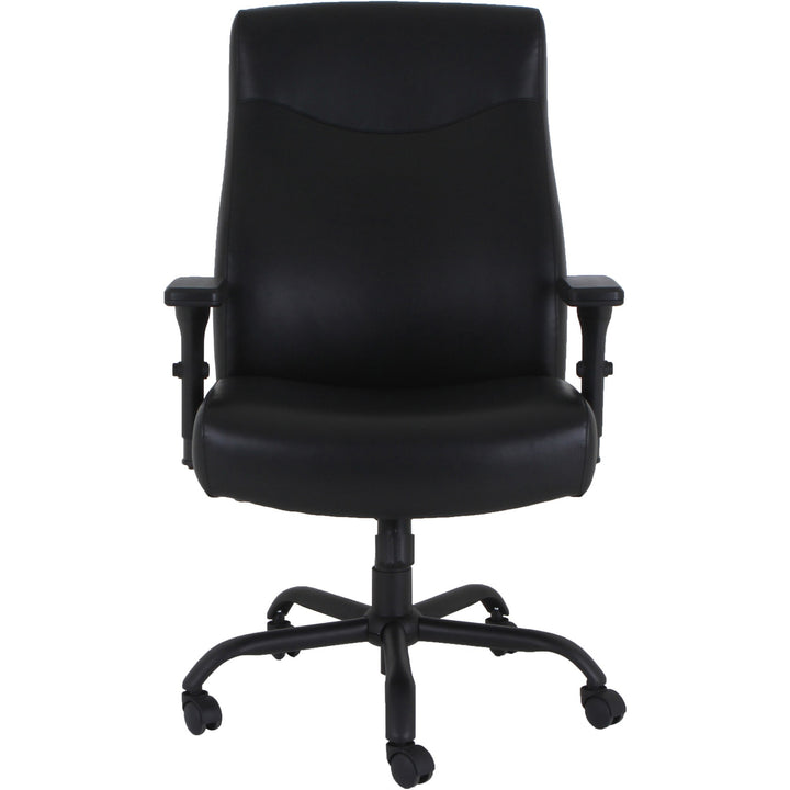 Image of Lorell High-Back Chair,Big&Tall,31-1/8"x20-1/4"x45-1/8"-48-7/8",BK
