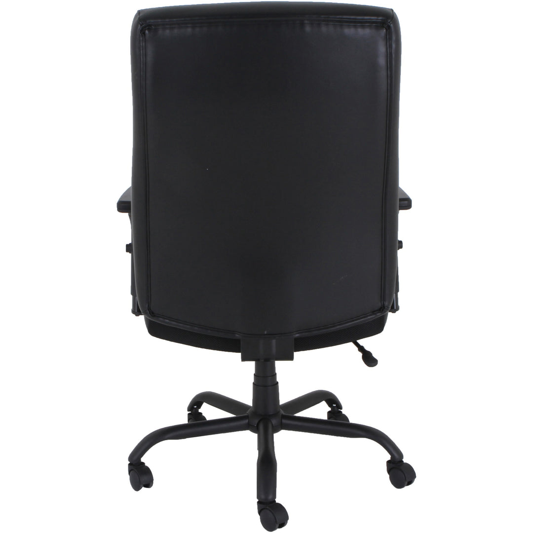 Image of Lorell High-Back Chair,Big&Tall,31-1/8"x20-1/4"x45-1/8"-48-7/8",BK