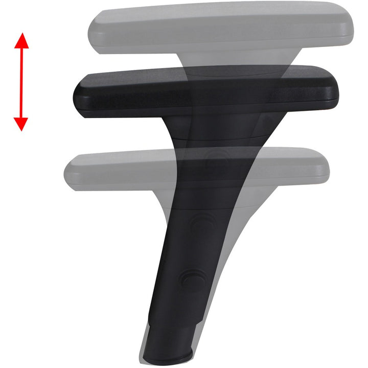 Image of Lorell High-Back Chair,Big&Tall,31-1/8"x20-1/4"x45-1/8"-48-7/8",BK