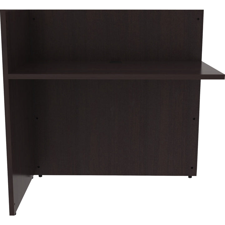 Image of Lorell Reception Return, 42"x24"x41-1/2", Espresso