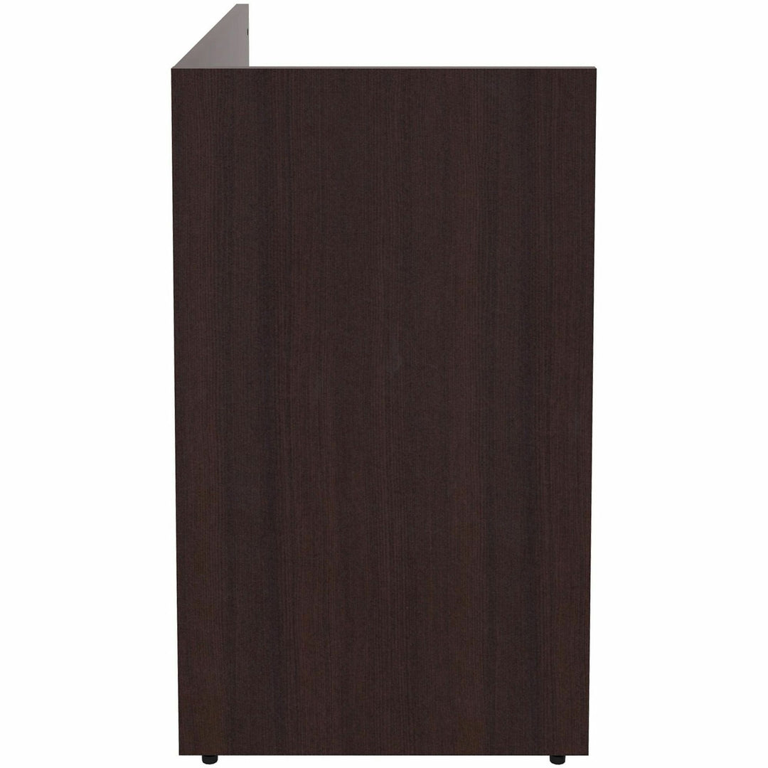 Image of Lorell Reception Return, 42"x24"x41-1/2", Espresso