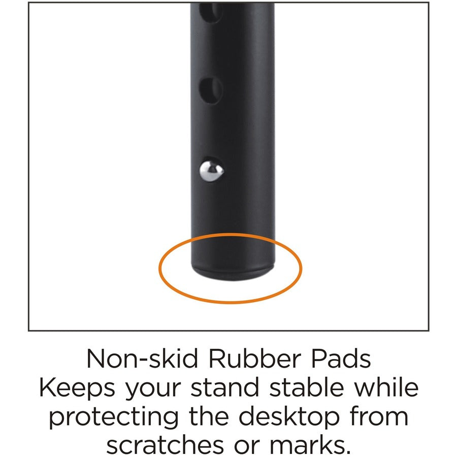 Image of Lorell Device Stand,f/Laptop,Hght-Adj,9-1/4"x14-1/2"x5-1/2",BK