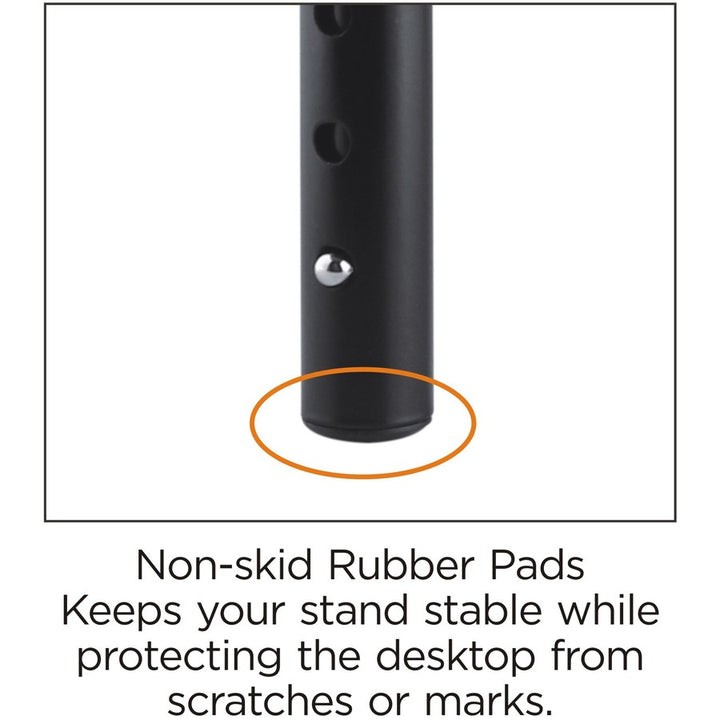 Image of Lorell Device Stand,f/Laptop,Hght-Adj,9-1/4"x14-1/2"x5-1/2",BK