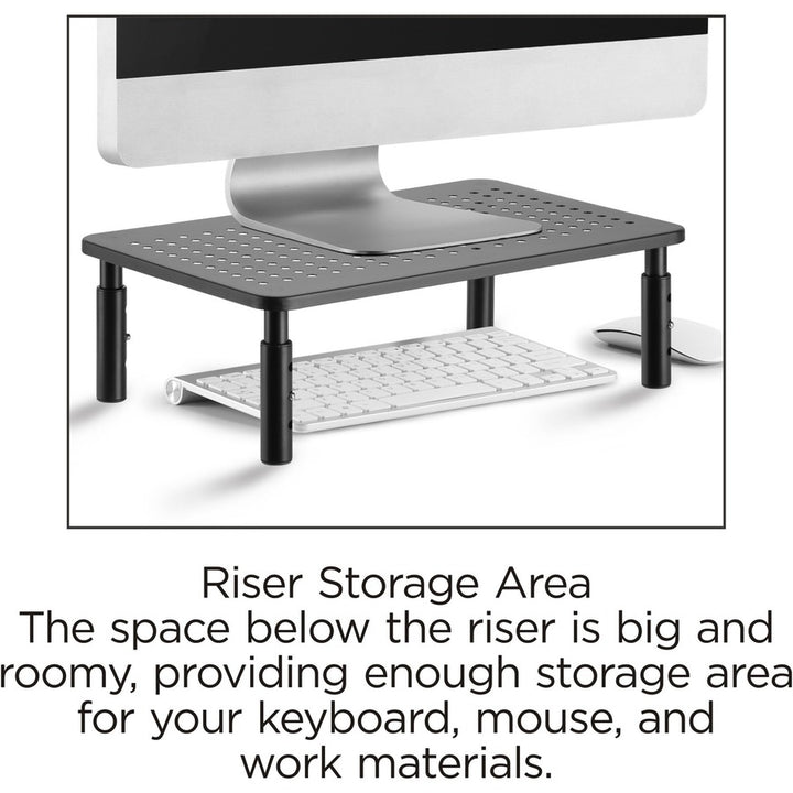 Image of Lorell Device Stand,f/Laptop,Hght-Adj,9-1/4"x14-1/2"x5-1/2",BK