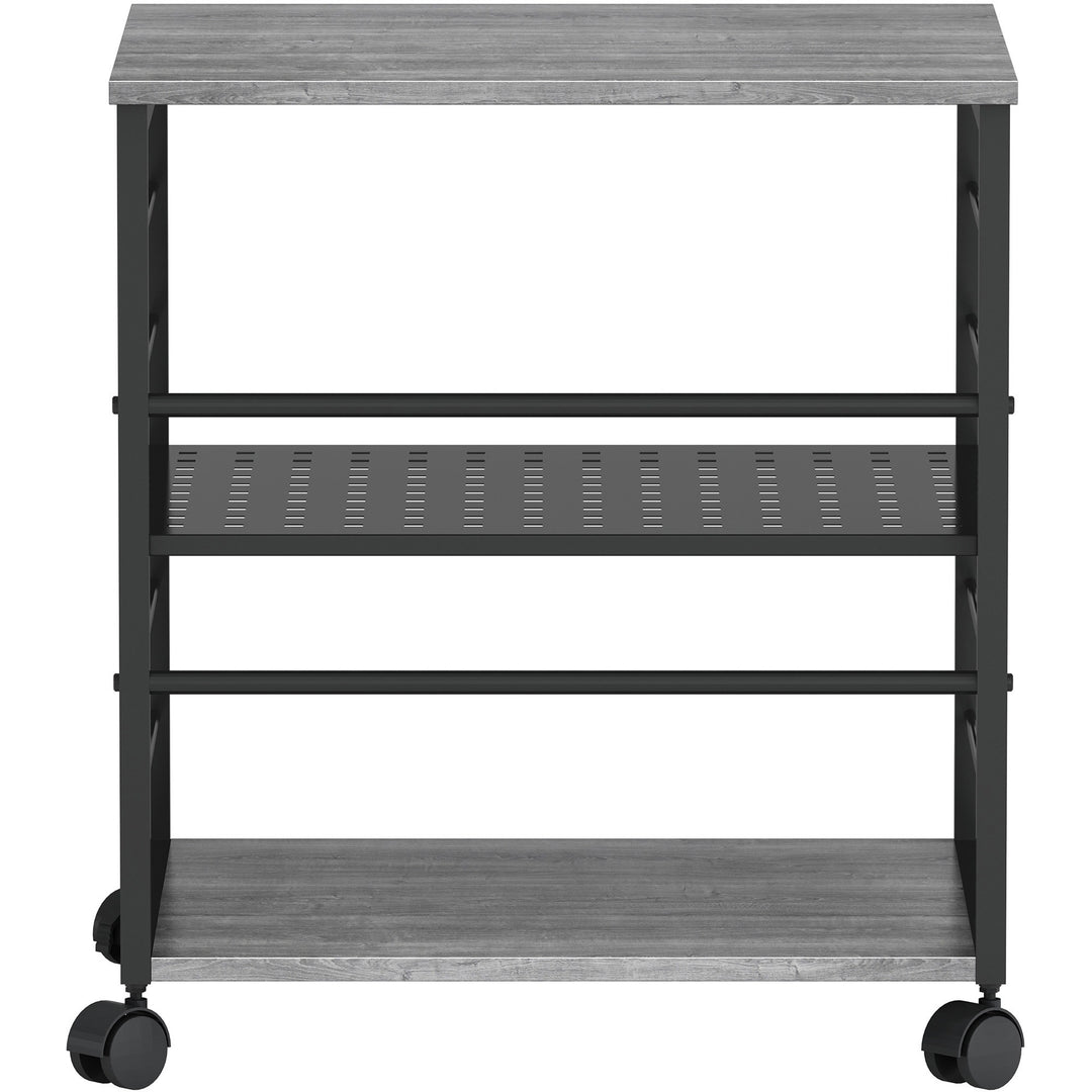 Image of Lorell Machine Stand,Mobile,200 lb Cap,23-5/8"x19-5/8"x26-1/2",CL