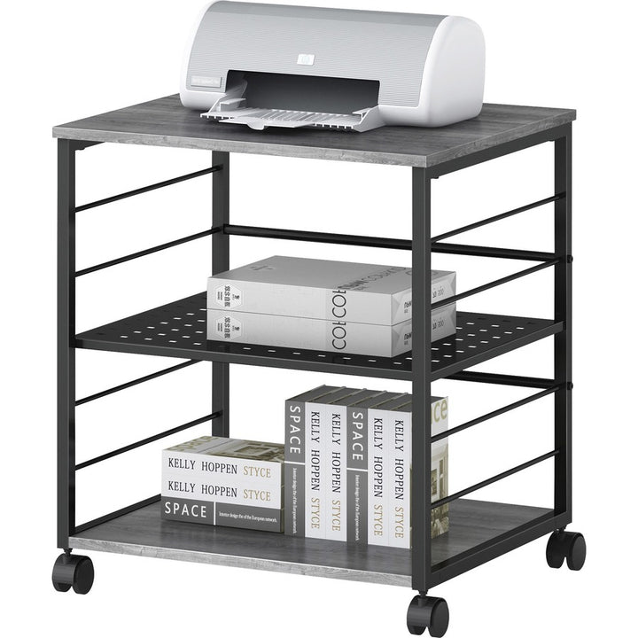 Image of Lorell Machine Stand,Mobile,200 lb Cap,23-5/8"x19-5/8"x26-1/2",CL