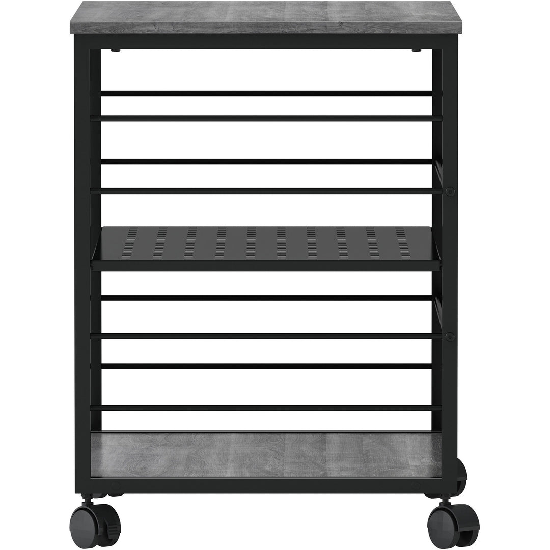 Image of Lorell Machine Stand,Mobile,200 lb Cap,23-5/8"x19-5/8"x26-1/2",CL