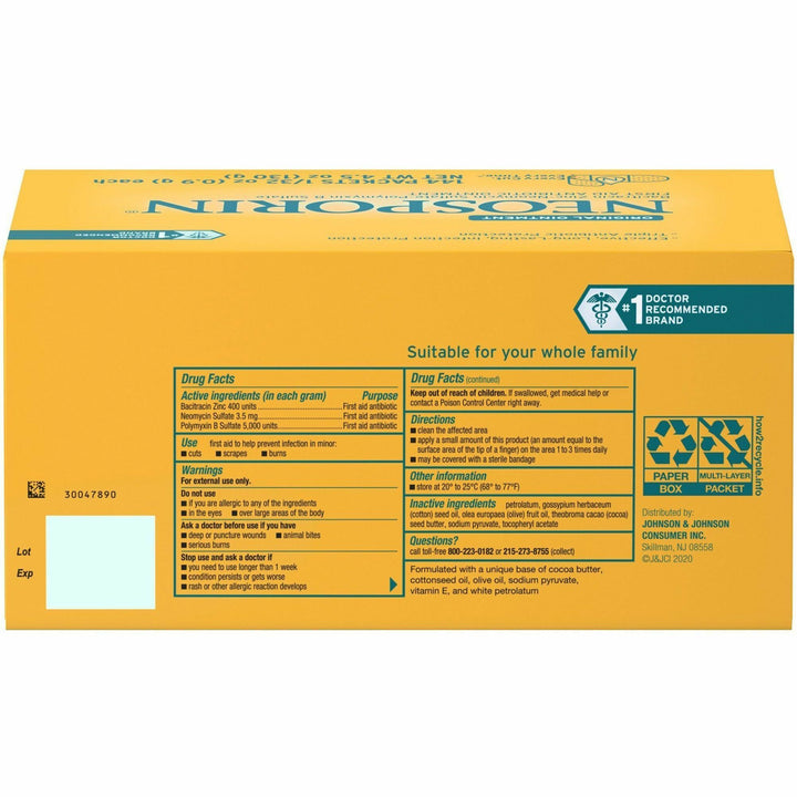 Image of Neosporin 04257 Original Ointment, For Skin, First Aid, 144 / Box
