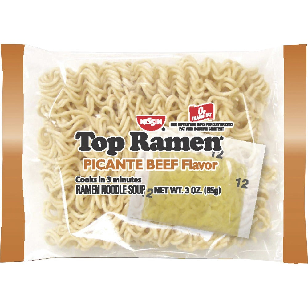 Image of Nissin® Noodles,Ramen,Beef Picante,No MSG,Cup,2.5oz,12/CT