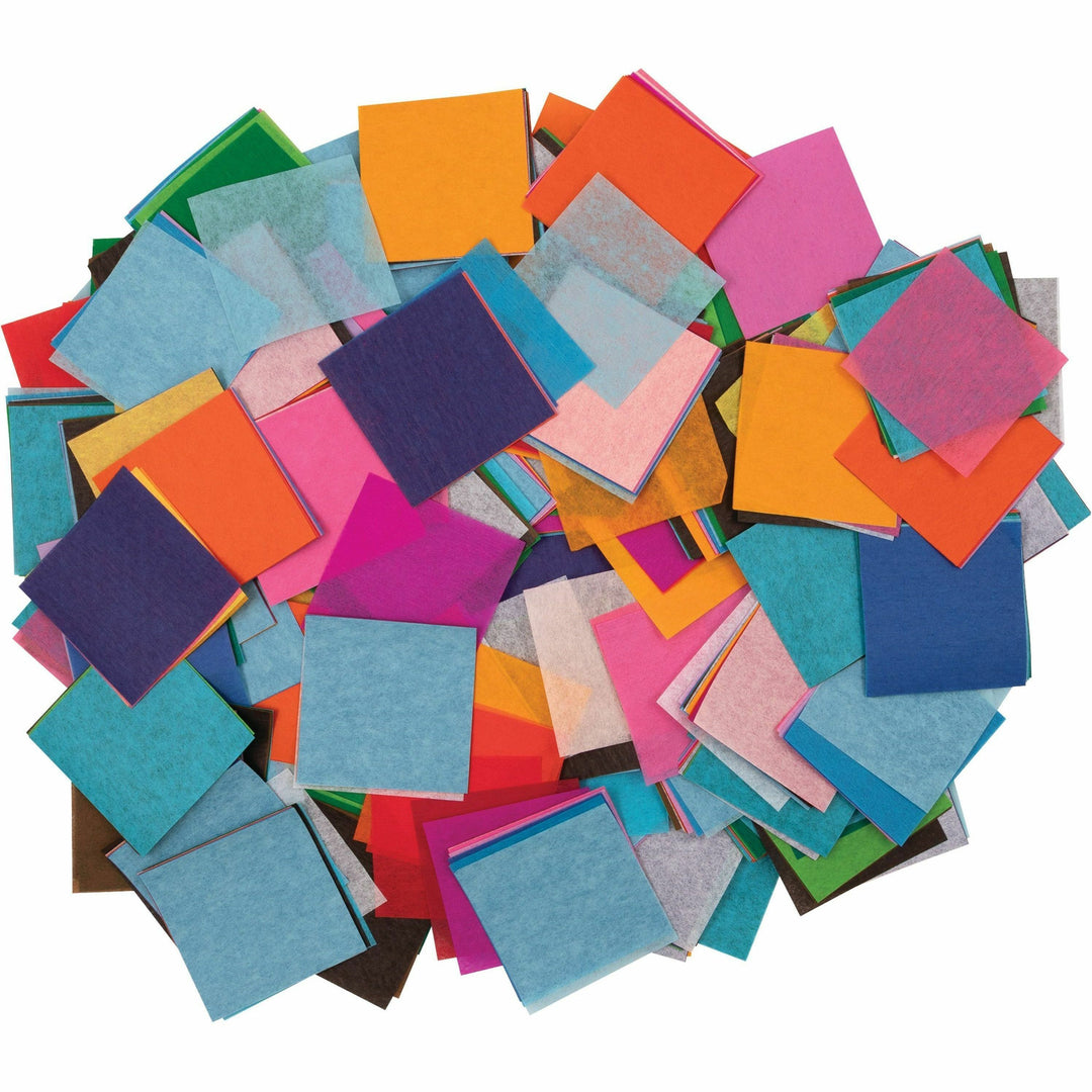 Image of Pacon® Tissue,2"Squares/2-1/4"Triangles/2-1/8"Circles,500g,AST