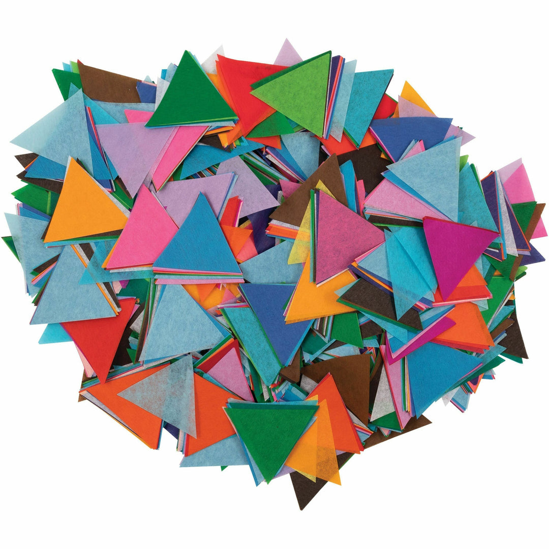 Image of Pacon® Tissue,2"Squares/2-1/4"Triangles/2-1/8"Circles,500g,AST